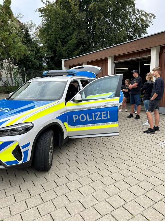 Besuch der Polizei in Krumbach