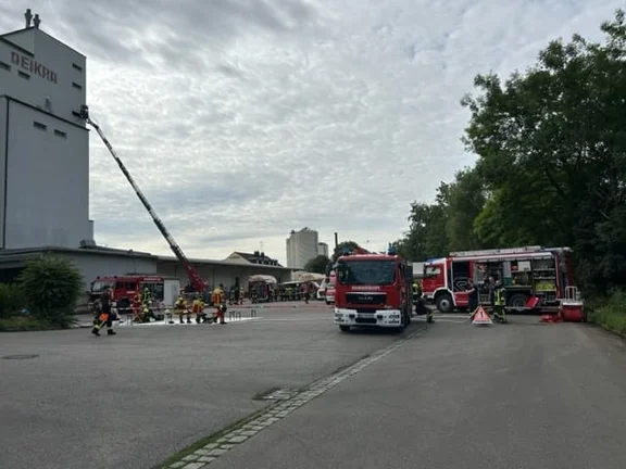 Silobrand bei Deikra
