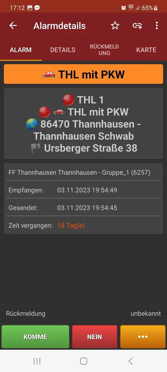 Zusatzalarmierung